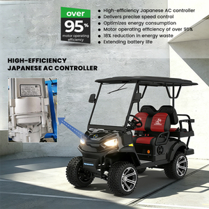 Carrito de Golf de 4 Plazas a Precio de Mayoreo, Club Car Buggy Cats con Certificación CE, Diferencial con Eje Trasero de Aluminio - Product Image 1