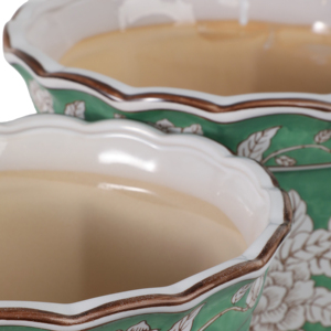 Vasi per Fiori con Design Floreale Verde, Fioriere Decorative per Uso Interno ed Esterno - Product Image 5