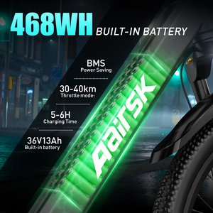 250W Stylish 26 Inch <b>Wheels</b> 36V Removable Battery Shock Absorber 40 Miles Range for Mountain GT900 Rear Hub Mo - Product Image 4