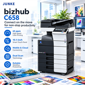 Impresora Multifuncional a Color Konica Minolta Bizhub C658 A3, Fax, Portátil, Área de Impresión Máxima General, Embalaje de Madera Usado, Alta Velocidad 60 ppm - Product Image 1