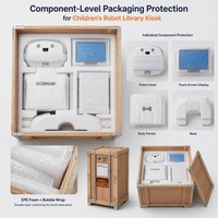 Kiosco Automatizado para Préstamo de Libros para Niños OEM, Máquina de Préstamo y Devolución Automática con RFID, Certificación ISO, SDK Habilitado, Tipo de Pie, con Ventanas