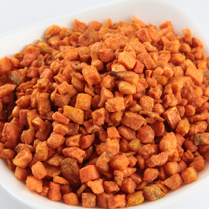 Halal chứng nhận số lượng lớn bao bì căng phồng 5x5mm cà rốt Cubes gốc phần không khí khô cho mì ăn liền và raman sử dụng - Product Image 2