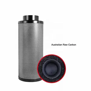 Greenhouse 45mm or 38mm silver activated carbon air filter for ventilation