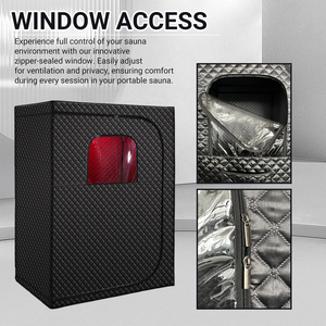 Sauna Portátil Moderna de Acrílico Qilong, Control de Vapor de Infrarrojos Lejanos, Uso en Villas y Apartamentos, Spa Seco, Silla Plegable - Product Image 4