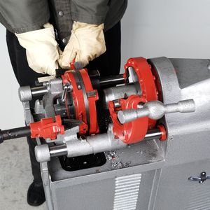 ماكينة تسنين كهربائية معتمدة من CE، لأنابيب الفولاذ المقاوم للصدأ، الأنابيب المجلفنة، الأنابيب الحديدية، 110 فولت 1/2-2-BSPT/NPT - Product Image 4