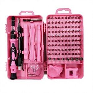 Kit de tournevis 115-en-1 en acier au chrome-vanadium PP+TPR avec ventouse, outils de levier, support magnétique, clés ajustables et outil roulant 1 - Product Image 4