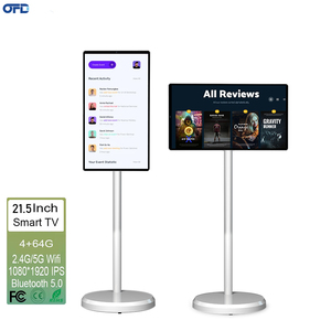 <span class=keywords><strong>Display</strong></span> Lcd da 21.5 pollici da 64gb 6000mah Smart Tv portatile da 21.5 "Touch Screen Mobile Touch Screen a LED per televisione LCD Tvs su ruote - Product Image 1