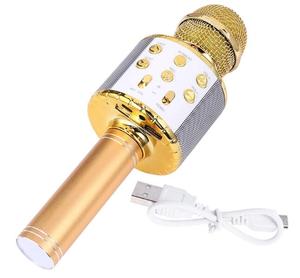 Bán Chạy Nhất Loa Dự Tiệc Karaoke Chơi Karaoke Không Dây Đèn LED USB Tại Nhà KTV Loa Mic Để Bán - Product Image 4