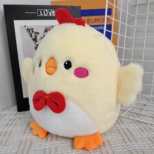 A05487 20cm Gentleman Chick Plush Toys Plush Animal For Doll Machine Kids Toys Soft Cute Baby