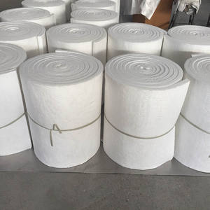 Manta de fibra cerámica de silicato de aluminio de alta temperatura deflector aislante ignífugo para revestimientos de hornos industriales - Product Image 3