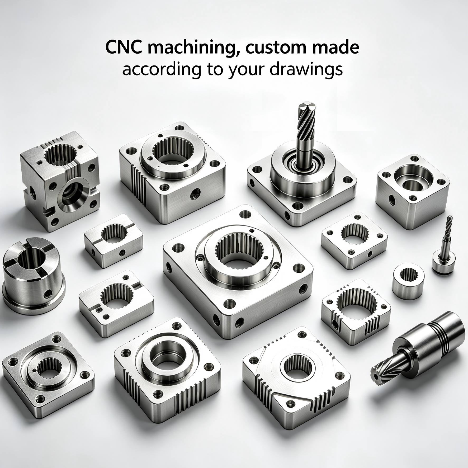 Large Scale Industrial 3D Printing Service Custom PLA Stainless Steel CNC Machining Wire EDM Engine Vehicle Parts