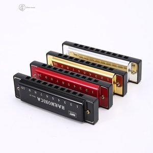 Harmonicas colorés Blues éducation jouet <span class=keywords><strong>Harmonica</strong></span> 10 trous clé de C <span class=keywords><strong>Harmonica</strong></span> Instrument de musique - Product Image 1