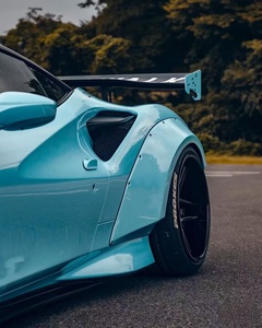 Nouveau kit carrosserie F8 style LB en fibre de carbone : lèvre avant, jupes latérales, diffuseur, spoiler, extension d'ailes auto-adhésives - Product Image 6