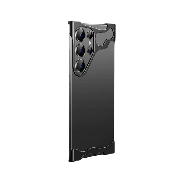 Aluminum Alloy Bumper Shockproof Phone Case for Samsung Galaxy S25 S26 S24 S23 Ultra Plus With Lens Film Metal Corner Pad Cover