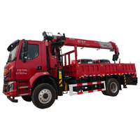 Grue de camion hydraulique Liuqi Chenglong 15T, grue mobile robuste pour camions lourds