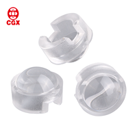 90 Lensa Optik Plano-Convex untuk Kamera CCTV IR Diameter 13mm PMMA Transmisi Tinggi Pilihan Multi-Sudut Kompatibel dengan LED IR PCBA