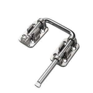 Furniture <b>Lock</b> Stainless Steel 180 Degree Corner Door <b>Lock</b> Keyless Heavy Duty Pins Adhesive And Nail <b>Dual</b> Purpose Minimalist - Product Image 1