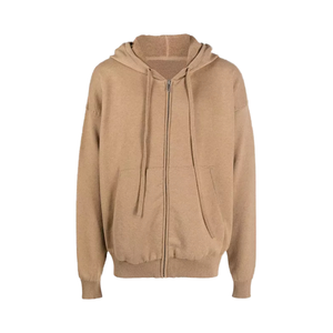 Sweat à capuche zippé en polaire solide personnalisé HO 2024, 100% coton, écologique, respirant, anti-boulochage pour hommes - Product Image 4