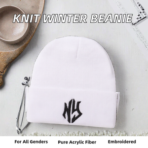 Autumn <b>Winter</b> New Knitted Cold Letter Embroidered Beanie <b>Hats</b> for <b>Men</b> and Women Cross-Border Common Fabric Feature for Travel - Product Image 2