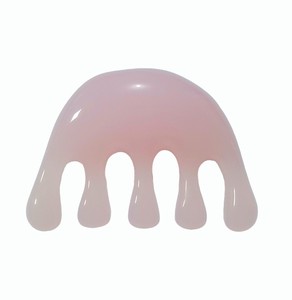 Peigne en résine coloré, peigne de massage en résine, Gua Sha, peigne de massage pour la tête, Guasha pour les cheveux - Product Image 3