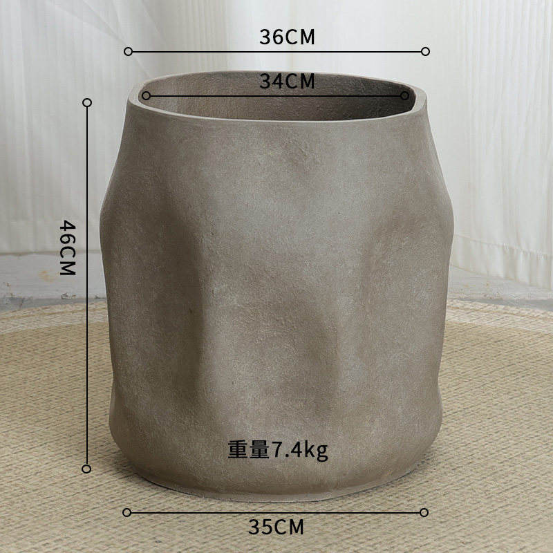 Mocha money bag large-inside diameter 34cm