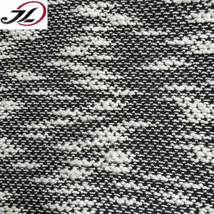 Cina produttore di filati tinti tweed tessuto di lana per le donne cappotto grande-del ventre filato tessuto a maglia