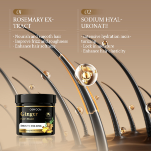 Mascarilla Capilar Profesional de Jengibre con Proteínas, Argán, Colágeno, Aguacate y Queratina, en Oferta - Product Image 2