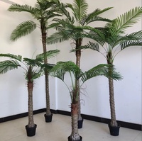 Palmeras Artificiales, Palmeras de Cocotero, Árboles de Nuez de Betel de Más de 200 cm para Uso en Interiores/Exteriores, Accesorios para Bodas y Fotografía, Venta al por Mayor