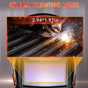 Casque <span class=keywords><strong>de</strong></span> soudage TRQ Solar + avec batterie remplaçable, <span class=keywords><strong>4</strong></span> <span class=keywords><strong>capteurs</strong></span> d'arc, ombre réglable, atténuation automatique DIN5-9/9-13 - Product Image 3