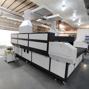 Machine de découpe laser pour vêtements de sport imprimés numériquement, nouvelle génération de roulements à billes, IA pour badges, dentelle, rideaux, tissus de maillots de bain - Product Image 5