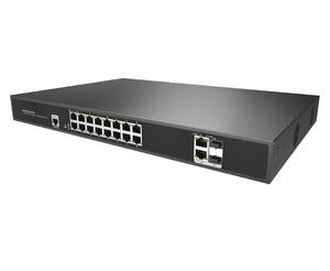 High-Performance Managed 16-Port Fast <b>Ethernet</b> PoE <b>Switch</b> with 2 Gigabit Uplink Ports - Product Image 3