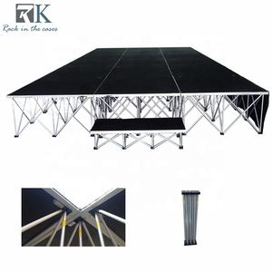 Plateforme de scène mobile rapide et portable pour événements en plein air, concert, mini 4x4 pieds - Product Image 1