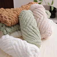 Chunky Chenille Yarn 7S Polyester Anti-Pilling Velvet Crochet Yarn for Sweater Blanket Hat Scarf 50 Colors Ready to Ship