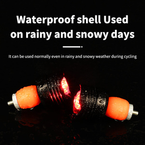 2 Gói Xe Đạp Tay Cầm <span class=keywords><strong>End</strong></span> Ánh Sáng Cắm Mũ Grip Lần Lượt Tay Cầm Grip <span class=keywords><strong>End</strong></span> An Toàn Cảnh Báo <span class=keywords><strong>LED</strong></span> Ánh Sáng Cho Đường Xe Đạp Xe Đạp - Product Image 4