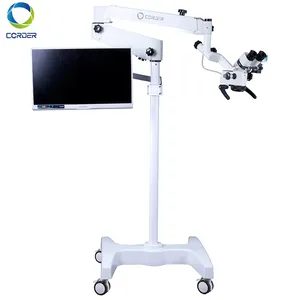 Ensemble de chirurgie dentaire caméra microscope industrielle à mise au point automatique 4k microscope chirurgical dentaire à grossissement en 5 étapes