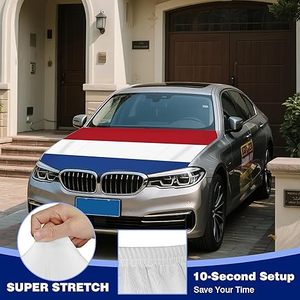 Funda para Coche Personalizada de <span class=keywords><strong>Holanda</strong></span> 100% Poliéster para Partidos de Fútbol, <span class=keywords><strong>Viajes</strong></span> por Carretera y Exhibición - Product Image 3