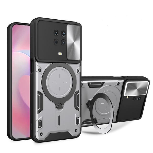 Magnetic Hard TPU PC Armor Back Cover Case for Nokia G10 G20 G21 G11 G22 C21 Plus C110-Shockproof Slide Lend Mobile Phone Cases