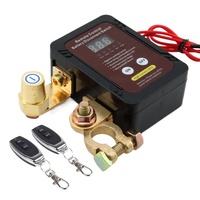 Interrupteur à distance 240A 2 pôles 12V ABS avec affichage LED de la tension et arrêt automatique pour utilisation en bateau