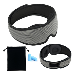 Venta caliente ajustable 3D Knit Sleep Eye Mask para viajes en casa y meditación Cómoda máscara de ojos para <span class=keywords><strong>dormir</strong></span> - Product Image 1