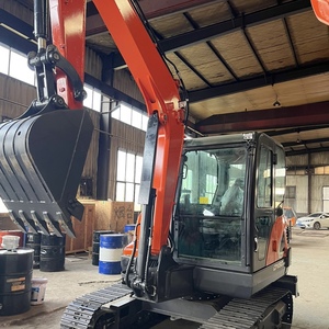 Excavatrice sur chenilles d'occasion Doosan DX60-9C de 5,7 tonnes avec moteur Yanmar 4TNV94L et profondeur de creusement de 3805 mm à vendre, prête à être expédiée - Product Image 2