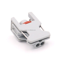 Conector Automotriz Hembra de 1 Pin Gris Marca XLCN 1743486-3 Enchufe Impermeable