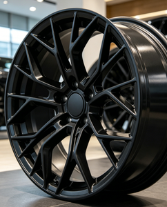 Jantes en alliage d'aluminium coulé multi-rayons RUNLUN 18/19/20Wide8.0/8.5/9.0/9.5CPD5X114.3/100/108/112/120, gris satiné/noir brillant, neuves - Product Image 3
