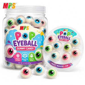 Caramelos de Goma con Forma de Globo Ocular y Planeta 3D OEM |   Caramelos de Ojos con Relleno en el Centro - Product Image 4