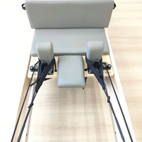 Lit de Pilates Reformer en chêne, pliable et réglable, pour la gym et le fitness, vente en gros, usine OEM