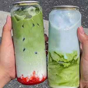 Lata de Bebidas Transparente de Alta Calidad de Plástico PET, Capacidades de 250 ml/500 ml, Bebidas Energéticas de Aluminio, Jugos Carbonatados WEIHUA - Product Image 6