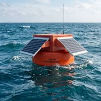 Boya de Calidad de Agua para Embalses No Tripulada con Sonda Óptica de Turbidez y Medidor de Sólidos Suspendidos Equipada con Panel Solar de 60W
