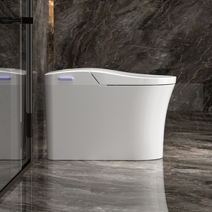 Vente flash - Siège <span class=keywords><strong>de</strong></span> toilette intelligent à couvercle automatique, changement automatique <span class=keywords><strong>de</strong></span> film, télécommande, design moderne, montage au sol - Product Image 2