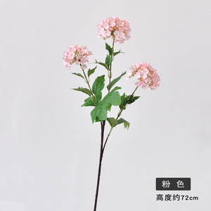 Flores Artificiales de Seda, Hortensias de 3 Cabezas con Tallo Largo, Precio al por Mayor, Flores para Arco de Boda, Hortensias Holandesas de Seda Sintética - Product Image 6