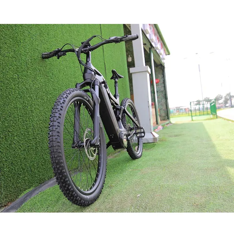 Bateria de carbono para bicicleta elétrica, fibra de carbono ebike 48v/1000w moped, suspensão completa, bafang 620