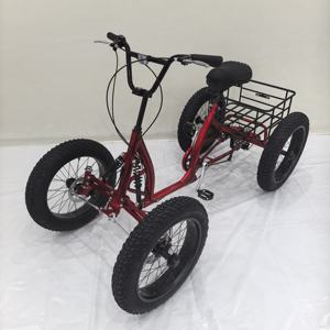 2025 the Latest Fat Tire Pedal Quad <strong>Bike</strong> Snow Quad <strong>Bike</strong> <strong>4</strong> <strong>Wheel</strong> Bicycle can suit all mid drive motor - Product Image 5